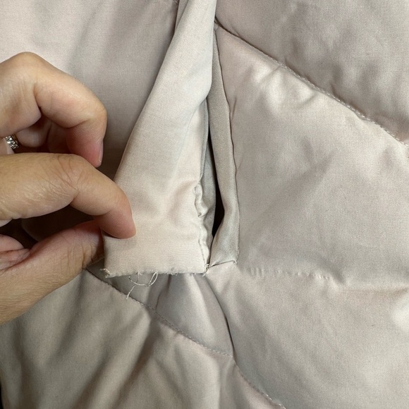 Zara Girls TRF Collection Beige Blush Puffer Long Coat | Down-Filled Size 13-14 - Picture 4 of 10